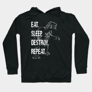 GAMERA '65 - Eat Sleep Destroy Repeat Hoodie